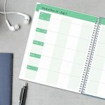 Blue Sky 2021-2022 Academic Year Teachers Weekly & Monthly Lesson Planner, 8.5" x 11", Flexible Cover, Wirebound, Ditsy Dapple Light (132002) - Image 8